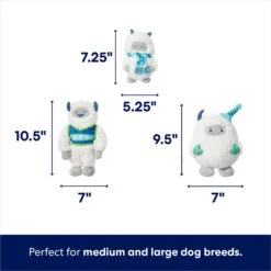 Frisco Holiday Friendly Yetis Plush Squeaky Dog Toy -Hot Sale Pet Supplies 739862 PT1. AC SS1800 V1695045328