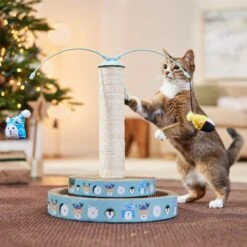 Frisco Holiday Arctic Friends Interactive Scratcher Cat Toy With Catnip -Hot Sale Pet Supplies 740118 PT3. AC SS1800 V1695045711