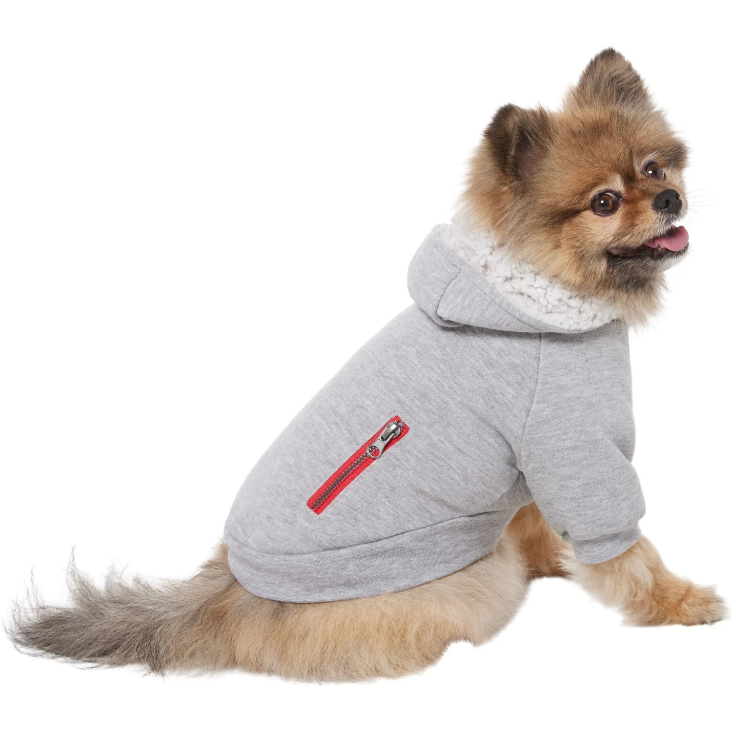 Frisco Sweatshirt Fleece Dog & Cat Hoodie With Sherpa Lining 5 Frisco Sweatshirt Fleece Dog & Cat Hoodie With Sherpa Lining - Image 3