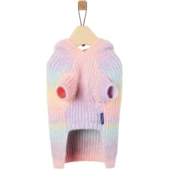 Frisco Soft Multi Stripe Ombre Dog & Cat Hooded Sweater -Hot Sale Pet Supplies 742838 PT4. AC SS1800 V1693233980