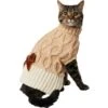 Frisco Cable Knit Dog & Cat Sweater Dress With Velvet Bow -Hot Sale Pet Supplies 745838 MAIN. AC SS1800 V1694794908