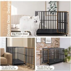 SMONTER Two Doors Heavy Duty Dog Crate -Hot Sale Pet Supplies 904190 PT1. AC SS1800 V1688398424