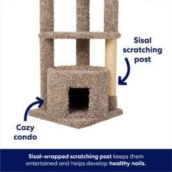 Frisco 64-in Real Carpet Wooden Cat Tree And Condo 8 Frisco 64-in Real Carpet Wooden Cat Tree And Condo -Hot Sale Pet Supplies 914950 PT2. AC SS1800 V1697733055