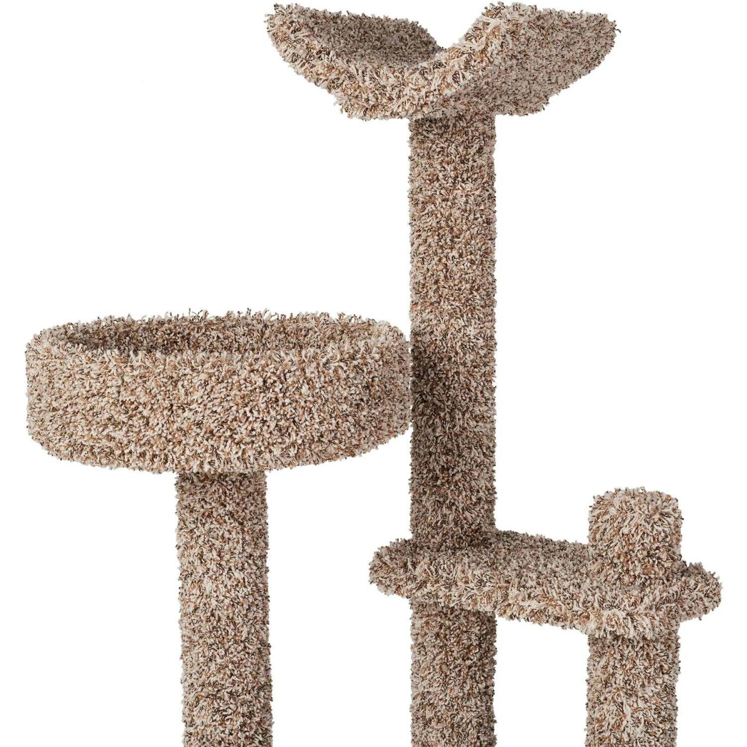 Frisco 64-in Real Carpet Wooden Cat Tree And Condo 5 Frisco 64-in Real Carpet Wooden Cat Tree And Condo - Image 4