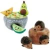 Frisco Guacamole Hide & Seek Puzzle Plush Squeaky Dog Toy & ZippyPaws Burrow Squeaky Hide & Seek Plush Dog Toy, Hedgehog Den -Hot Sale Pet Supplies 933622 MAIN. AC SS1800 V1693327347