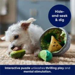 Frisco Guacamole Hide & Seek Puzzle Plush Squeaky Dog Toy & ZippyPaws Burrow Squeaky Hide & Seek Plush Dog Toy, Hedgehog Den -Hot Sale Pet Supplies 933622 PT5. AC SS1800 V1693327975