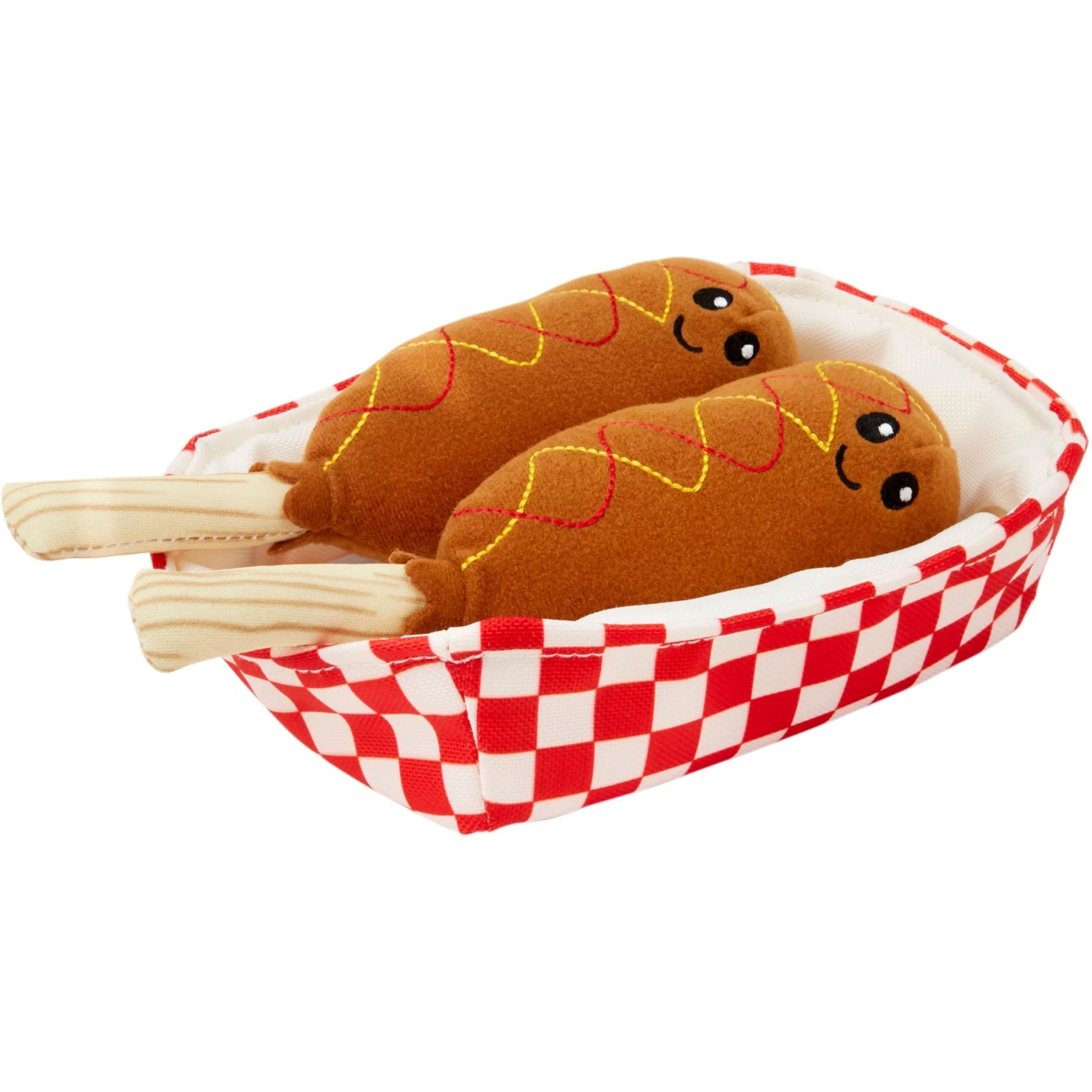 Frisco Corndog Interactive Plush Squeaky Dog Toy & Frisco Guacamole Hide & Seek Puzzle Plush Squeaky Dog Toy 4 Frisco Corndog Interactive Plush Squeaky Dog Toy & Frisco Guacamole Hide & Seek Puzzle Plush Squeaky Dog Toy - Image 2