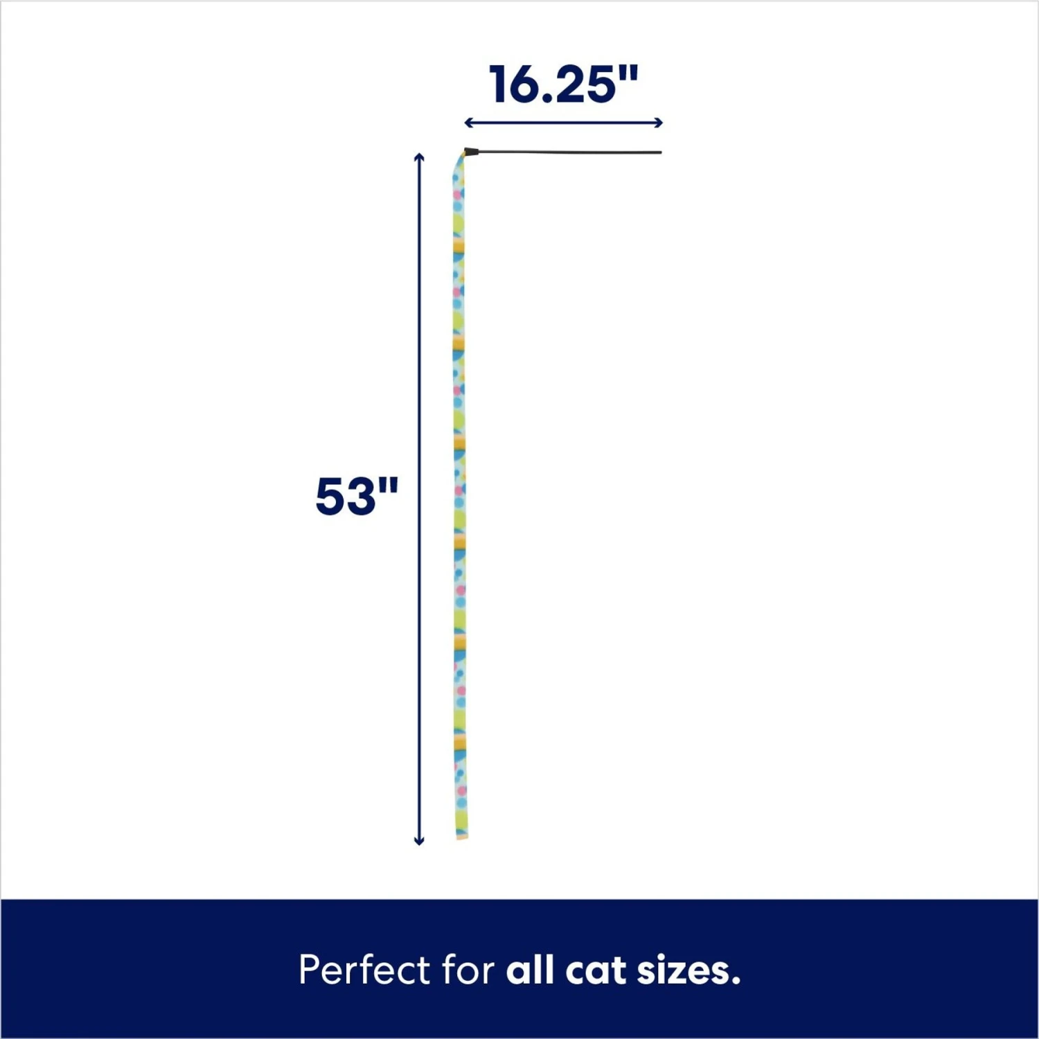 Frisco Fabric Teaser Wand Cat Toy & Frisco Bird With Feathers Teaser Wand Cat Toy With Catnip 5 Frisco Fabric Teaser Wand Cat Toy & Frisco Bird With Feathers Teaser Wand Cat Toy With Catnip - Image 3