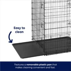 Frisco XX-Large Heavy Duty Double Door Wire Dog Crate, 54 Inch -Hot Sale Pet Supplies 97489 PT5. AC SS1800 V1667229086