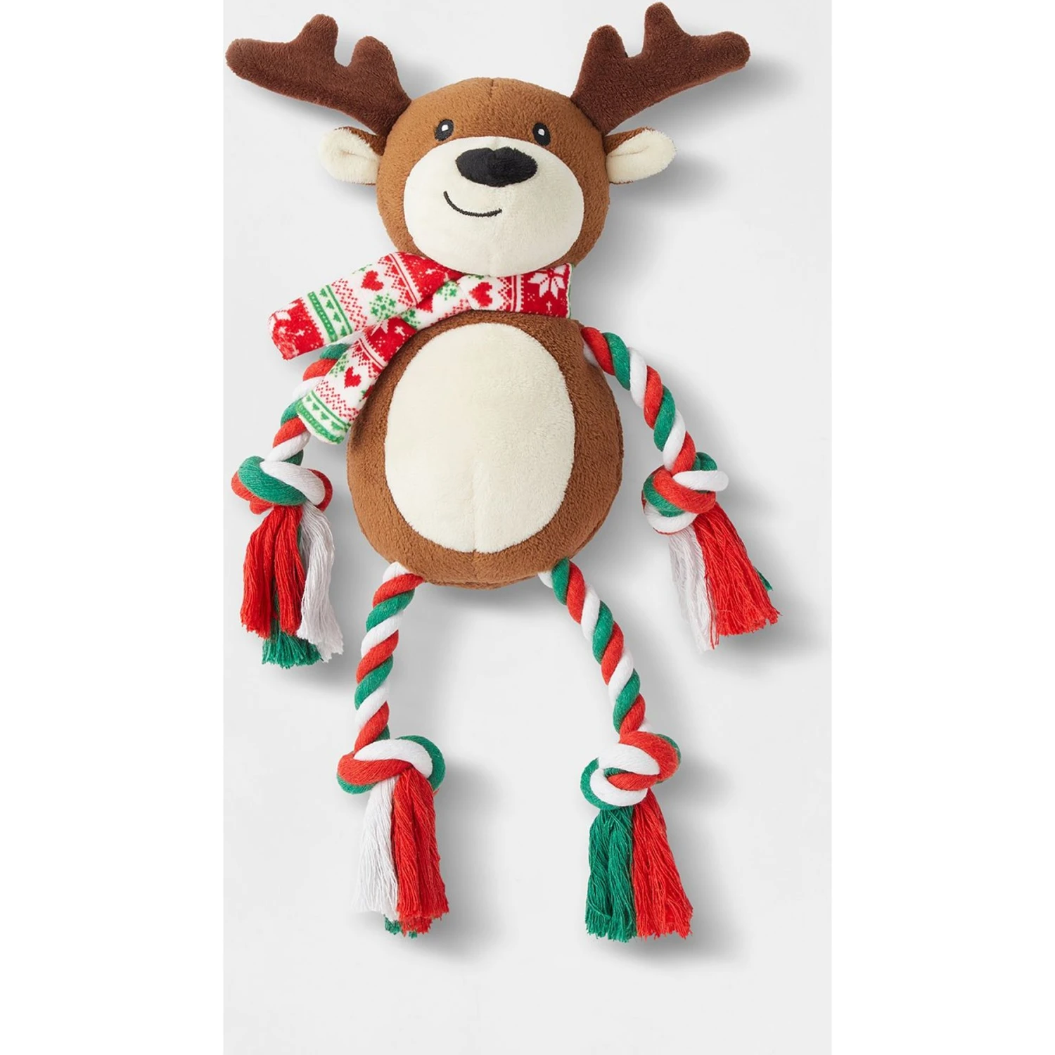 Frisco Holiday Snowman Plush With Rope Squeaky Dog Toy & Frisco Holiday Reindeer Plush With Rope Squeaky Dog Toy 8 Frisco Holiday Snowman Plush With Rope Squeaky Dog Toy & Frisco Holiday Reindeer Plush With Rope Squeaky Dog Toy - Image 6