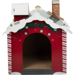 Frisco Holiday Christmas Tree Cardboard Cat House & Frisco Holiday Santa's Workshop Cardboard Cat House -Hot Sale Pet Supplies 986190 PT7. AC SS1800 V1698257790