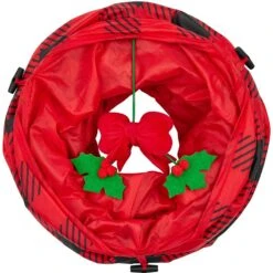 Frisco Holiday Buffalo Plaid Foldable Play Tunnel Cat Toy With Catnip & Frisco Holiday Festive Red Variety Pack Gift Box Cat Toy With Catnip, 14 Count -Hot Sale Pet Supplies 986262 PT3. AC SS1800 V1698257736